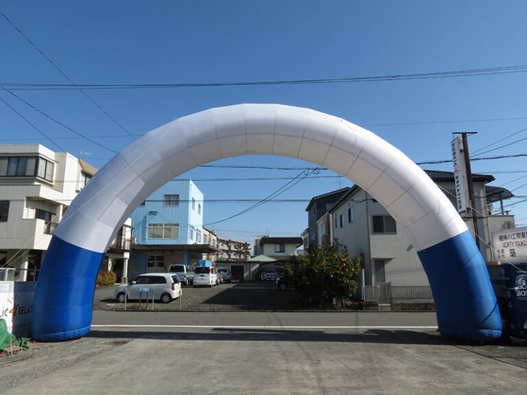 ０２　エアーアーチ　青白　内径１０ｍ