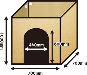 ０３　ダンボール迷路　（10ｍ×10ｍ）