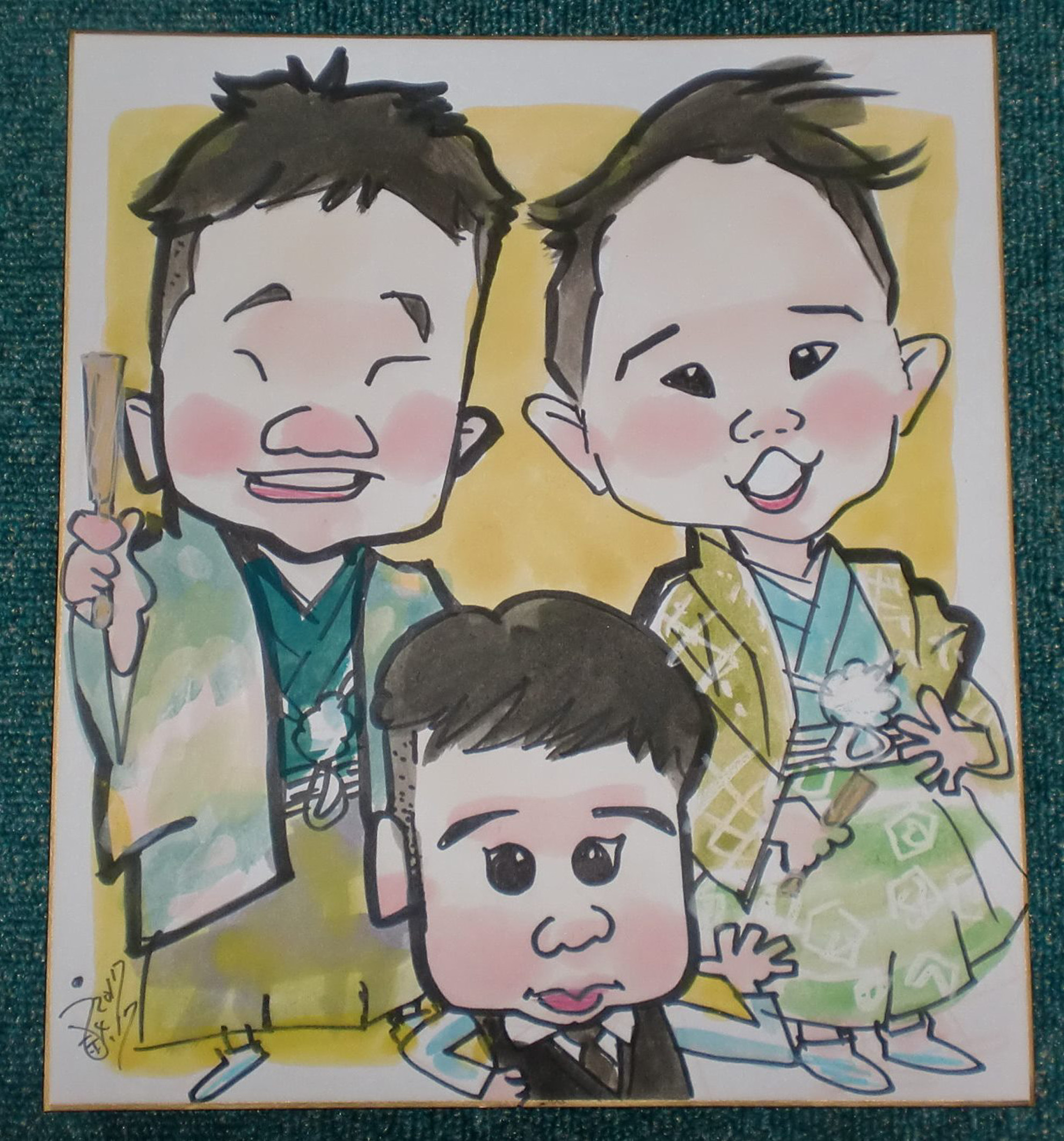 １２　さいとうあきら【似顔絵】