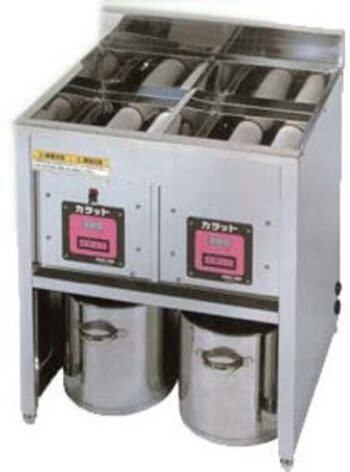 電気フライヤー　１８ℓ×２槽
