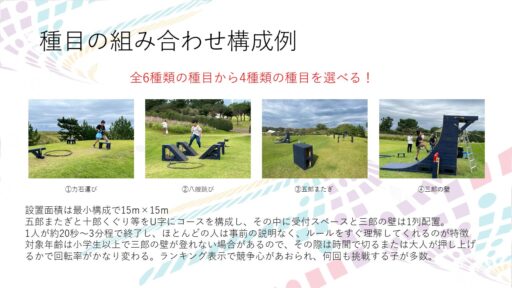 ２８　サブロウミニ～アクティビティ障害物コース