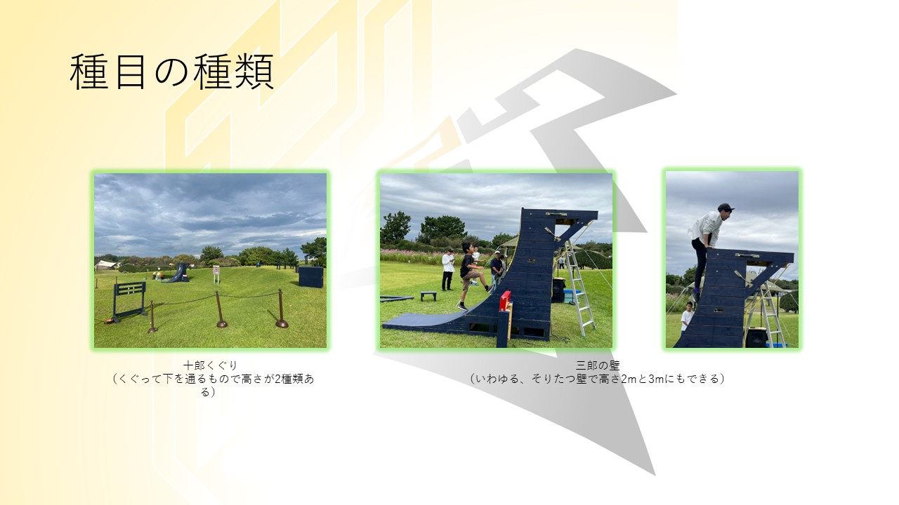 ２８　サブロウミニ～アクティビティ障害物コース